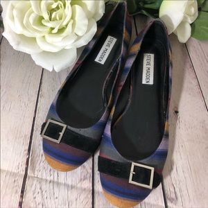 Steve Madden Rainbow Flats size7
